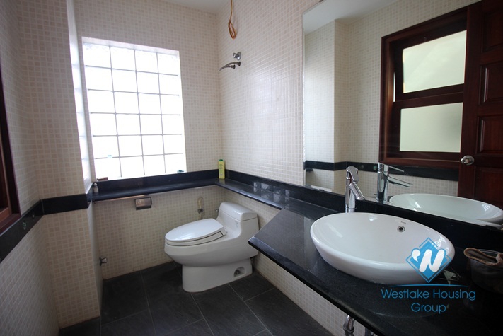 Modern house rental with a pool, nice wooden floor and balcony in Tay Ho